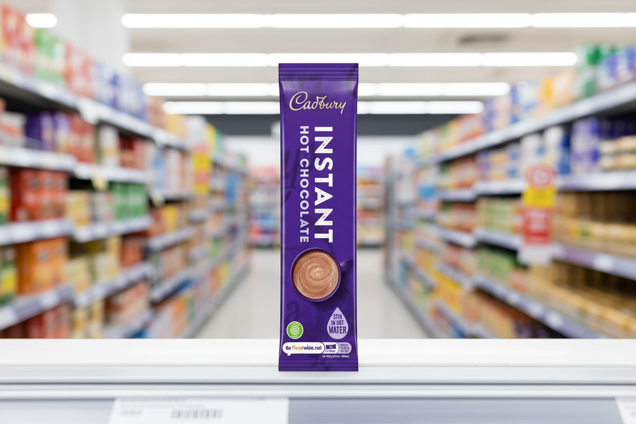 50 x Cadbury Drinking Chocolate Stick Packs 28g