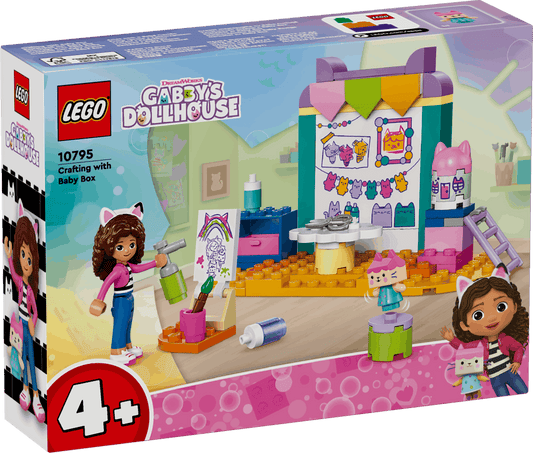 Lego Gabby's Dollhouse 10795 Crafting with Baby Box for Ages 4 and Up