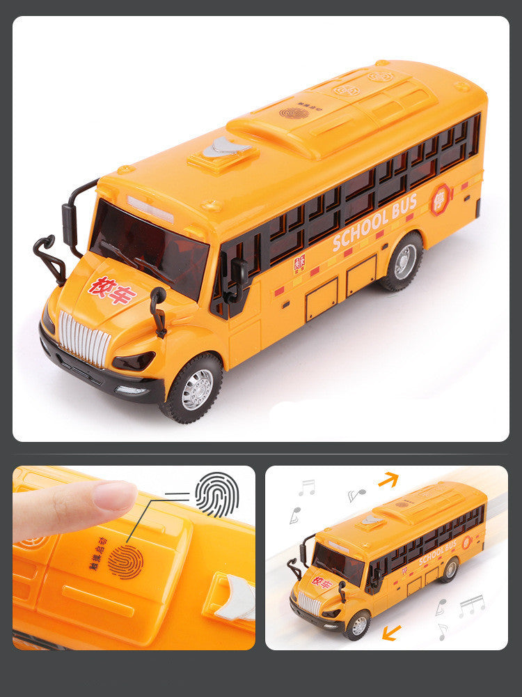 A toy car that simulates a large school bus