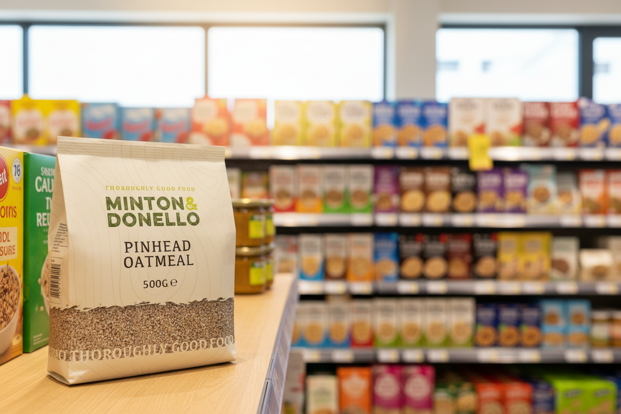 6 x Minton & Donello Pinhead Oatmeal - 500g