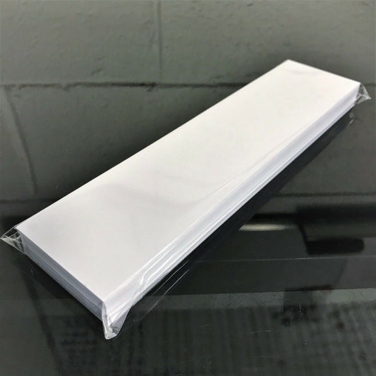 40 Matt White Card Bookmark Blanks. 210mm x 44mm, 300gsm. Crafts DIY Making
