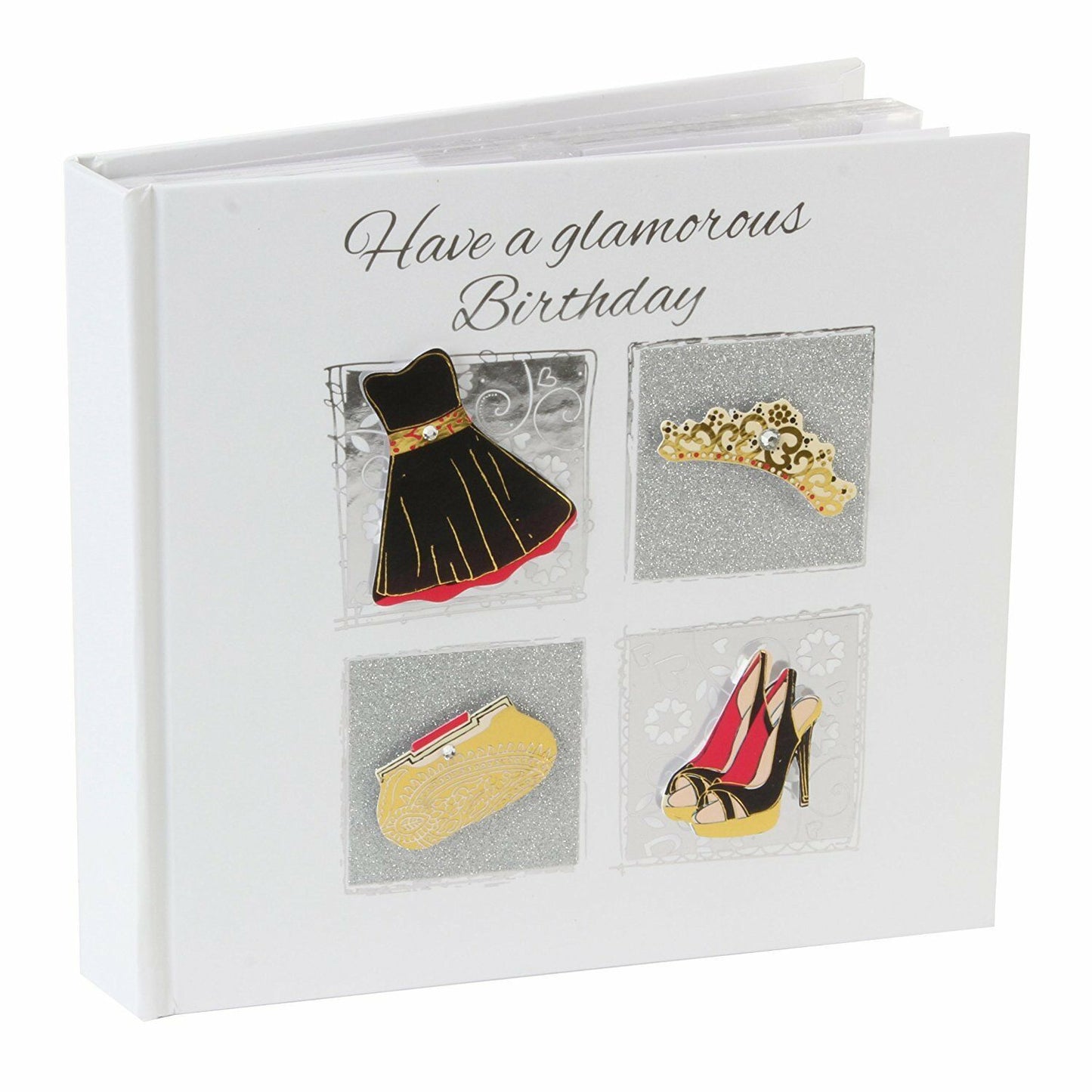 Talking Pictures Sorbet Coll Photo Album 6"x4" - Glamorous Birthday