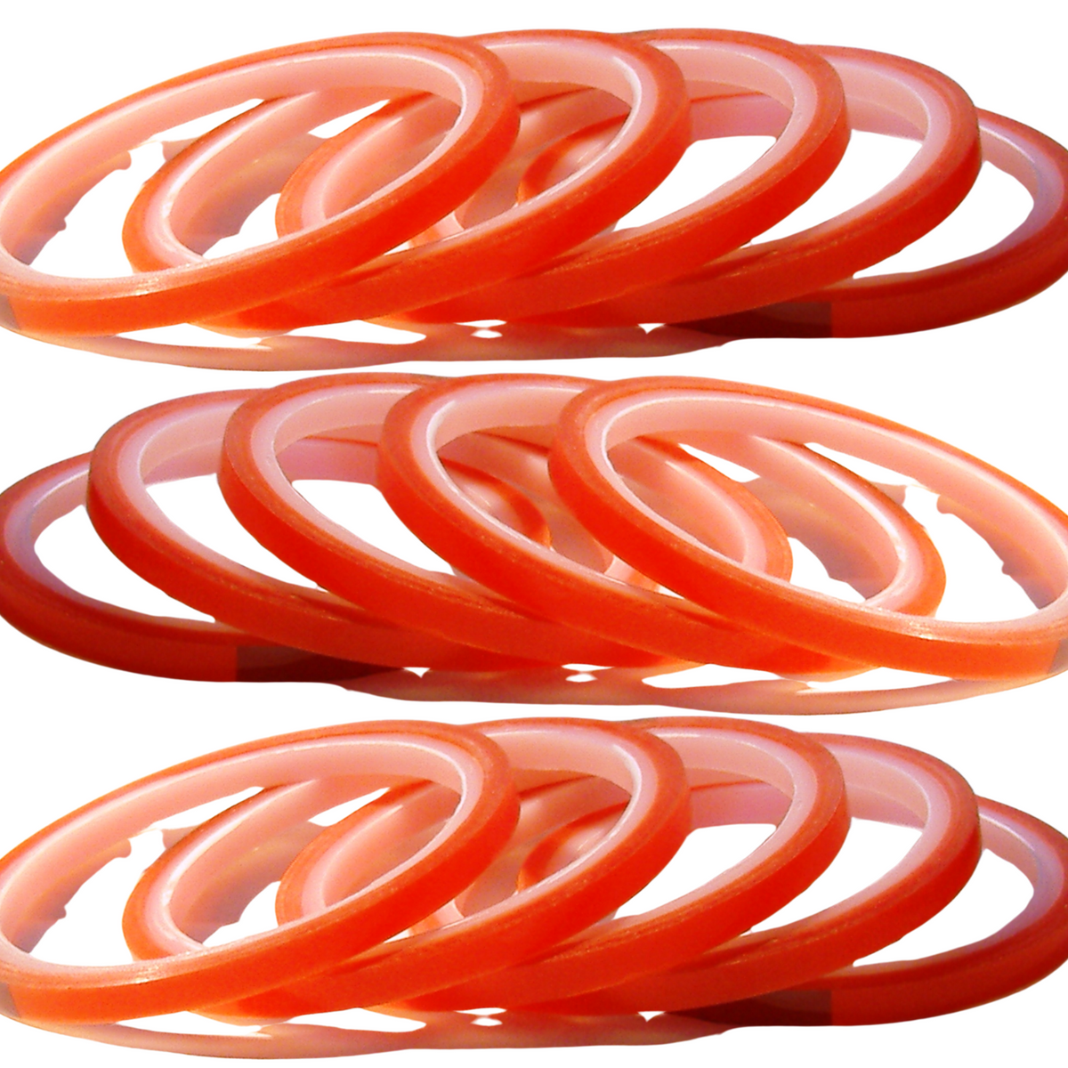 3mm x 5m Clear Double Sided Red Liner Tape for Crafts, Strong Sticky Adhesive
