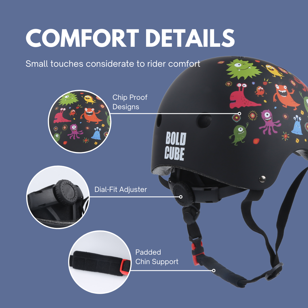 Galaxy Sky Blue - Kids Helmet