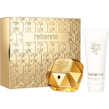 Paco Rabanne Lady Million Gift Set 50ml EDP + 75ml Body Lotion