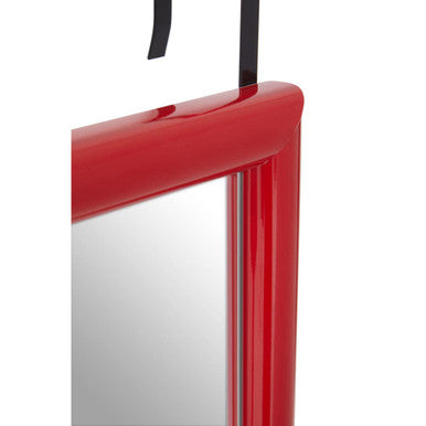 Red Plastic Frame Over Door Mirror | Mize