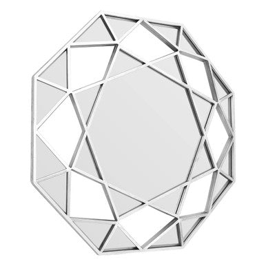 Marcia Silver Octagonal Wall Mirror