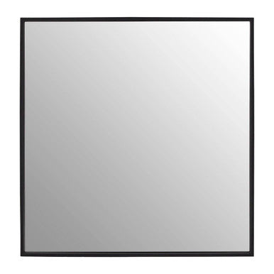 Matt Black Small Square Wall Mirror | Loretta