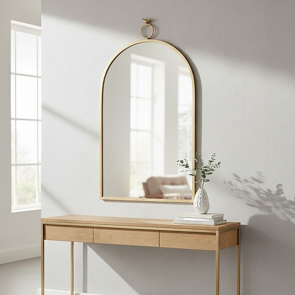 Farran Bird Top Wall Mirror