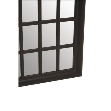 Shayla Matte Black Wall Mirror
