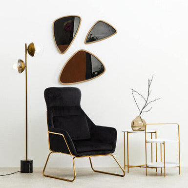 Torino Medium Triangular Wall Mirror