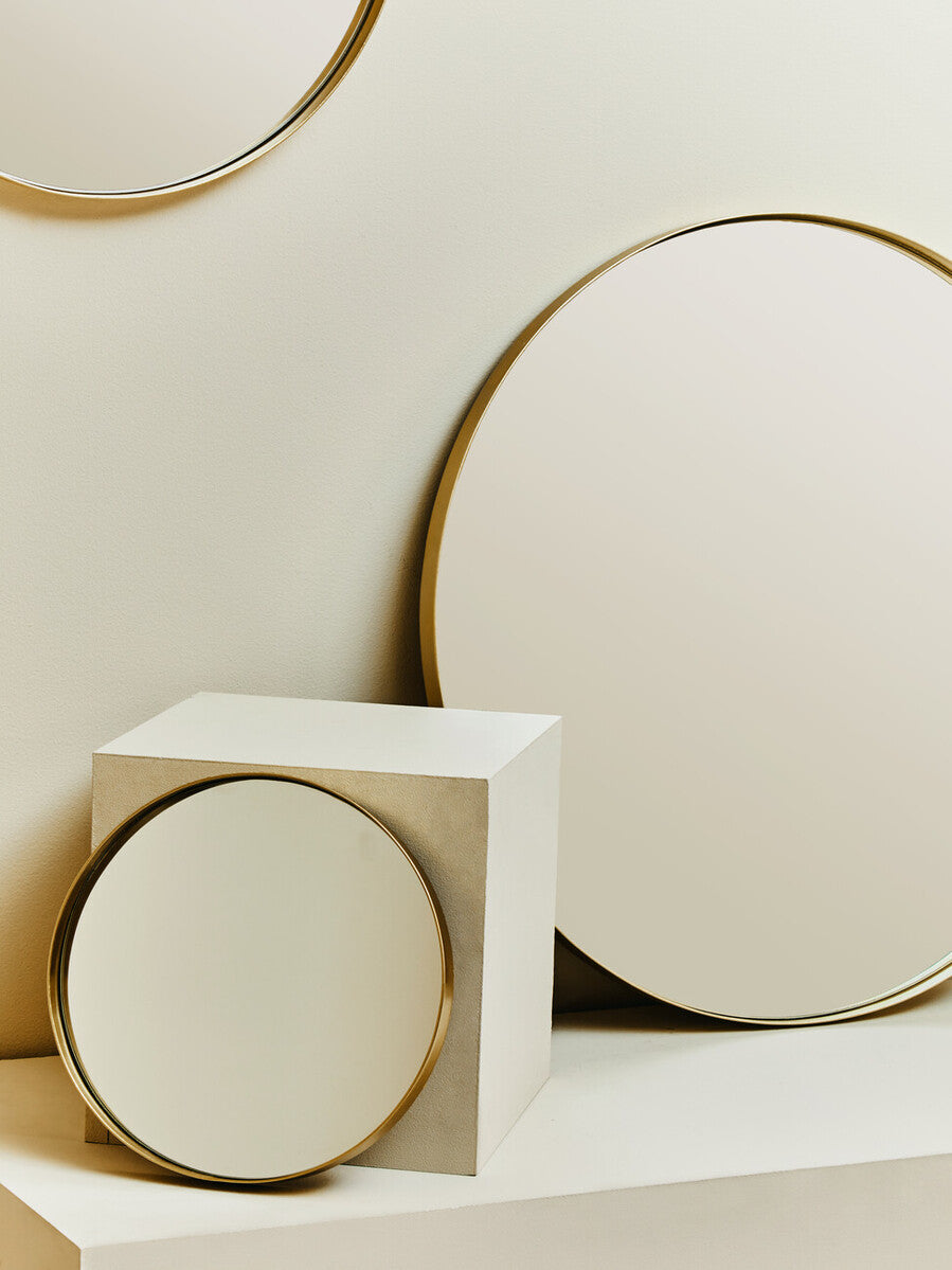 Cindy Large Gold Finish Wall Mirror