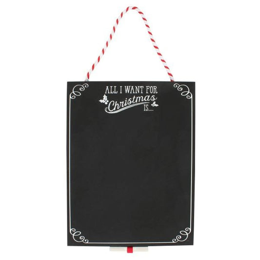 All I Want For Christmas Chalk Board