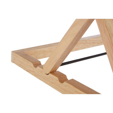 Tropical Hevea Wood Cookbook Stand | Soka