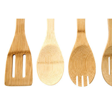 Aleki Natural Bamboo 6 Piece Kitchen Utensil Set