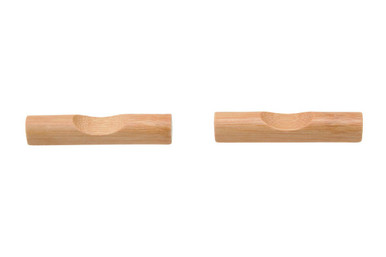 Jurado 6 Piece White Ceramic and Bamboo Sushi Set