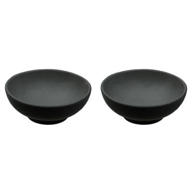 Jurado 6 Piece Black Ceramic and Bamboo Sushi Set