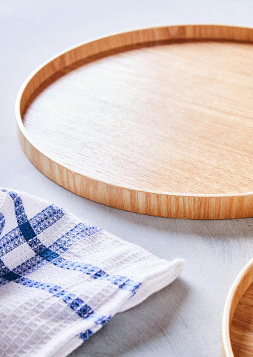 Large Natural Fir Wood Tray | Bessan