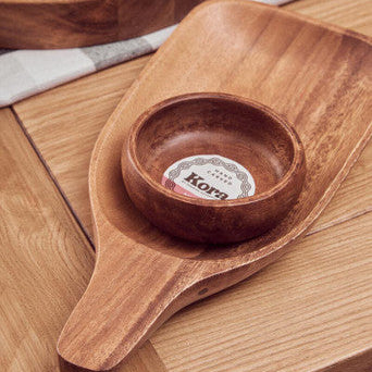 Acacia Paddle Board with Bowl Set | Kora