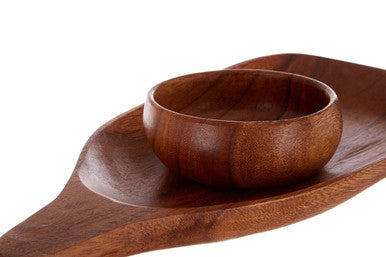 Acacia Paddle Board with Bowl Set | Kora