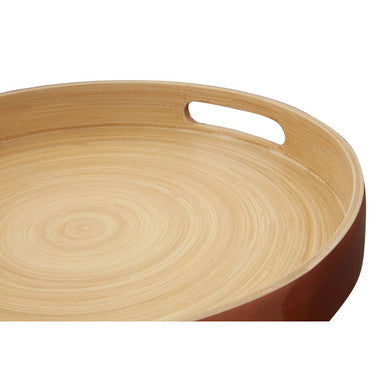 Kyoto Small Round Rose Gold Serving Tray