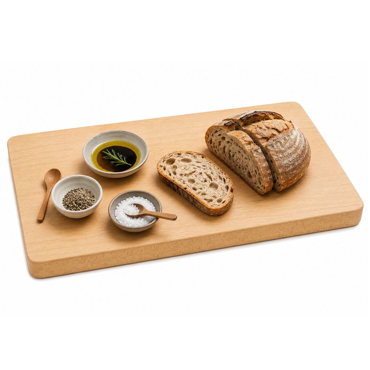 Rectangular Beech Wood Chopping and Serving Board | Lyna