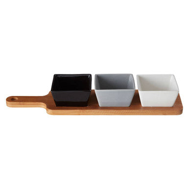 Serving Board with Square Dishes | Soiree