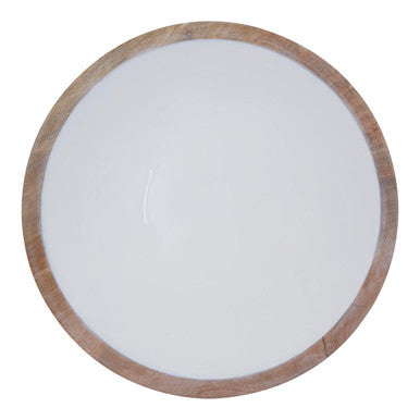 Mango Wood Medium Tapered Bowl | Kara