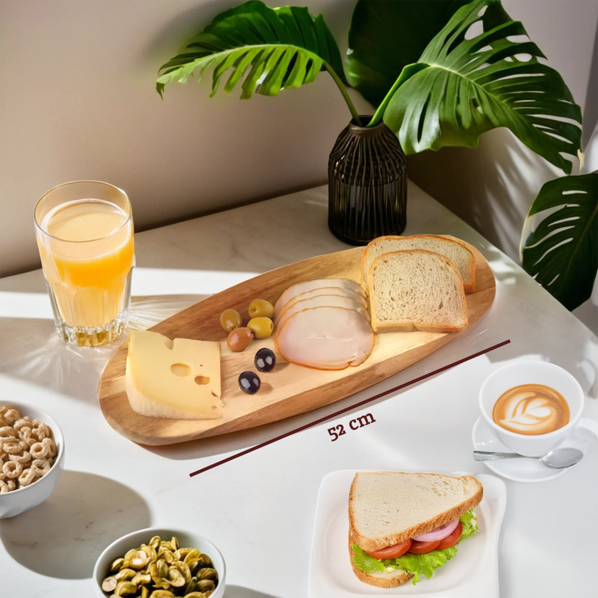 Acacia Oval Serving and Chopping Board | Kora