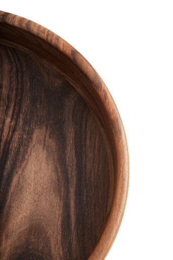 Rosi Round Sheesham Wood Salad Bowl