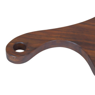 Tropical Rosewood Serving or Cutting Board with Natural Finish and Organic Shape | Rosi