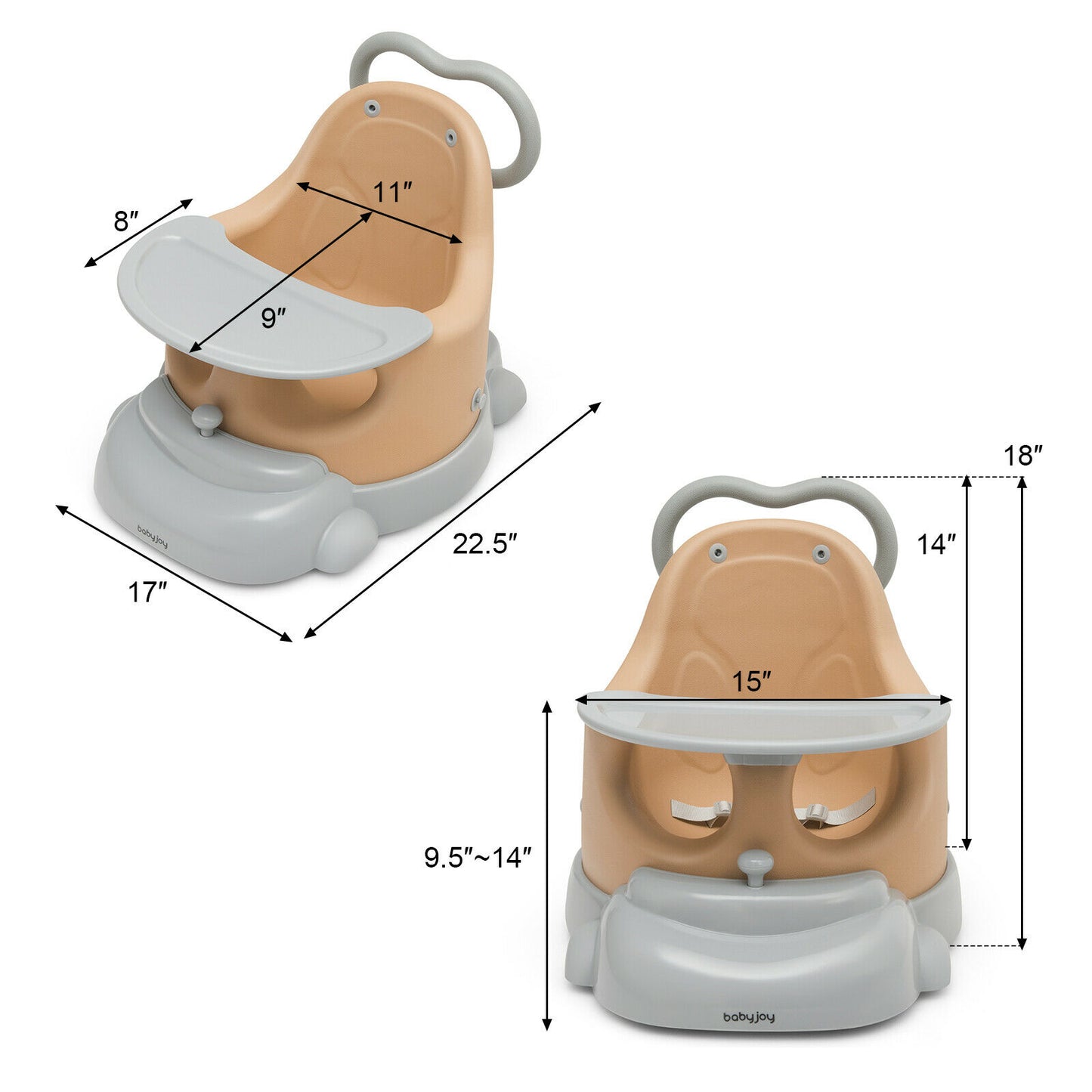 6 in 1 Baby Walker Training Set-Blue
