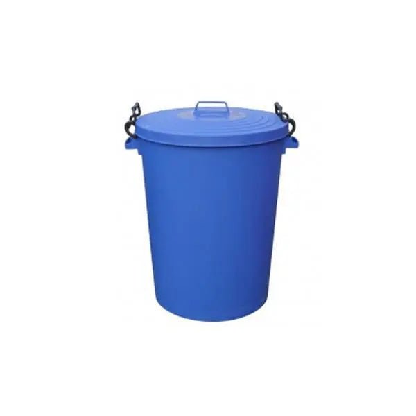 110L Clip Bin with Lid Blue