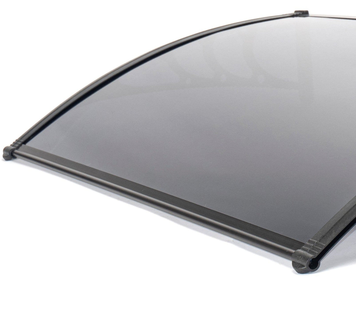 Easy Fit Tinted Door Canopy – UV-Stabilised, Weather-Resistant & Durable | 1.2m Wide | White & Black Colors