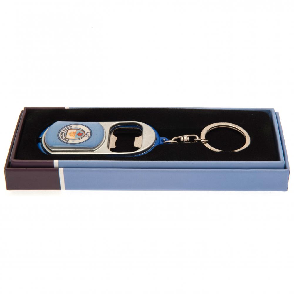 Manchester City FC Keyring Torch Bottle Opener
