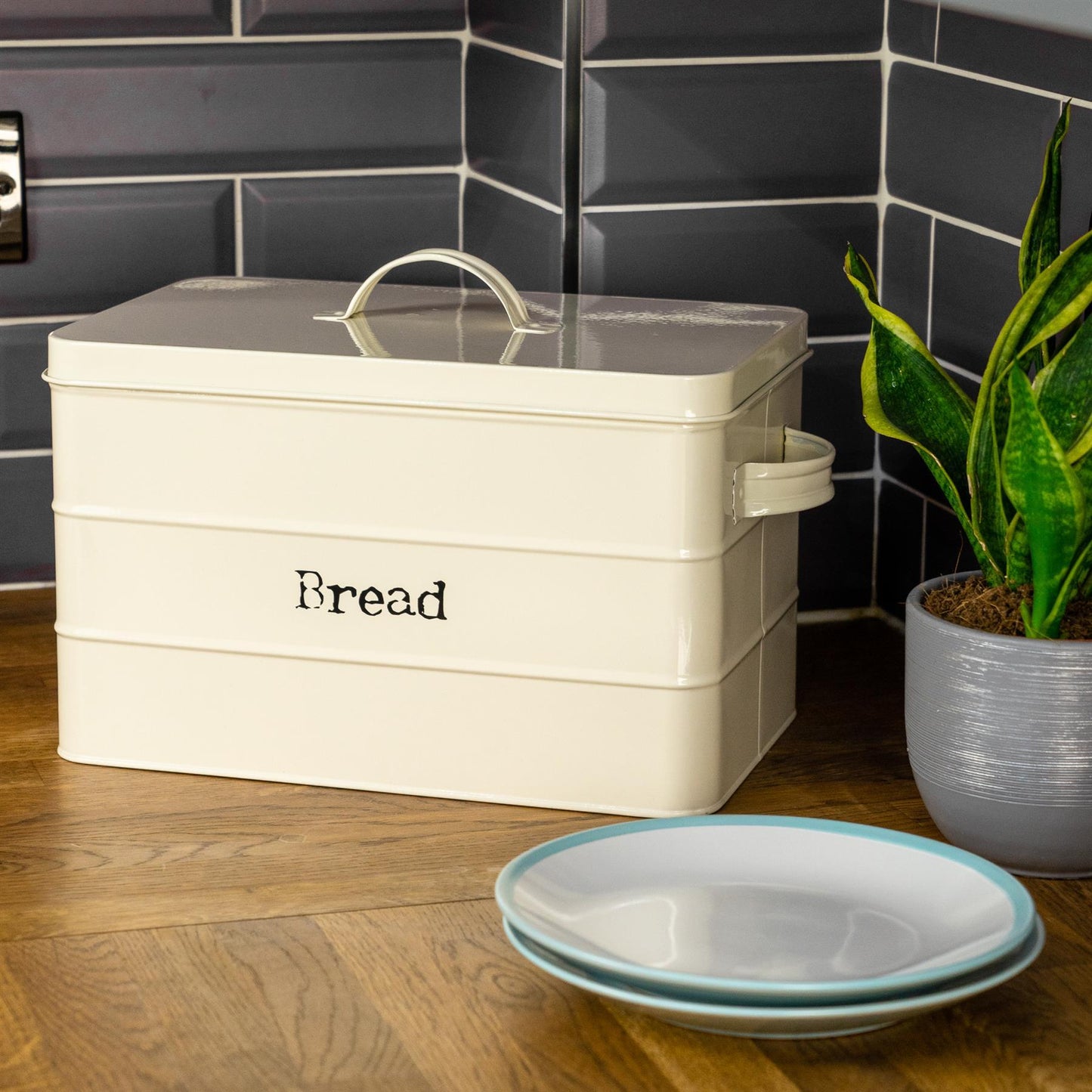 Vintage Metal Bread Bin