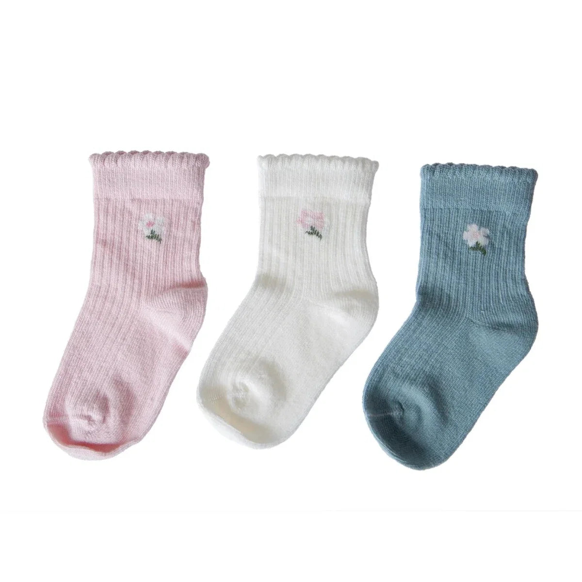 HelloBaby Ankle Socks 3 pcs - Pink
