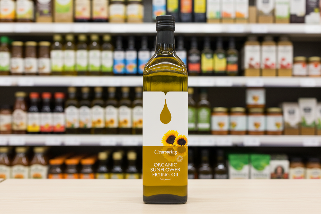 Clearspring Oil - Sunflower Frying Organic - 1ltr