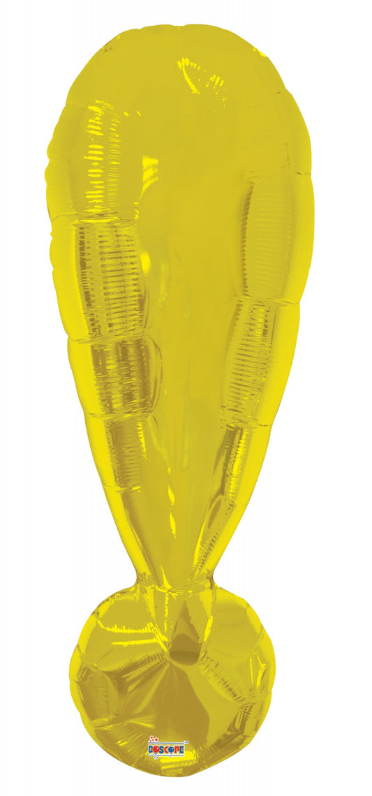 34" Gold Symbol ! Balloon
