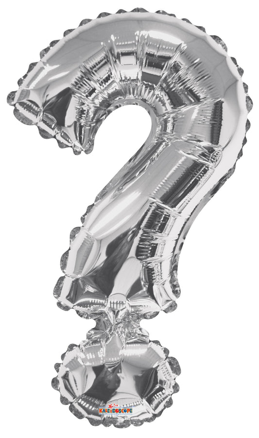 34" Silver Symbol ? Balloon