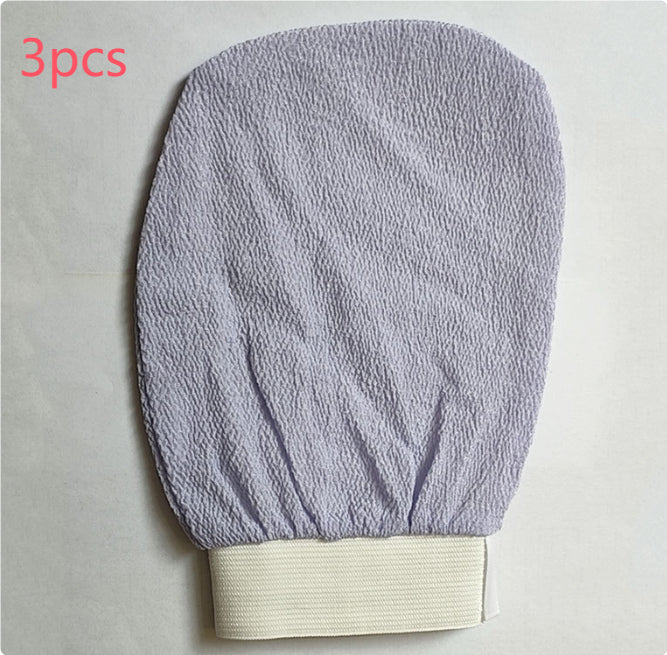 Rayon Bath Gloves Single Layer Multicolor Rubbing Dead Skin