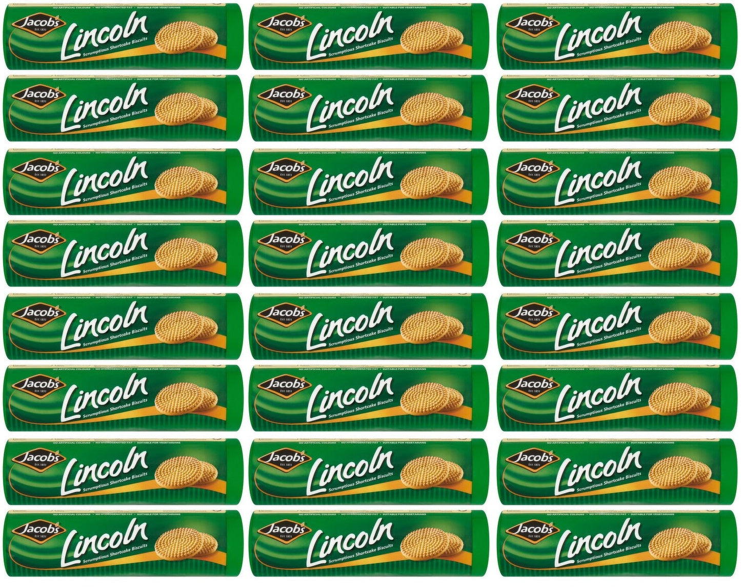 24 x Jacobs Lincoln Scrumptious Shortcake Biscuits 200G