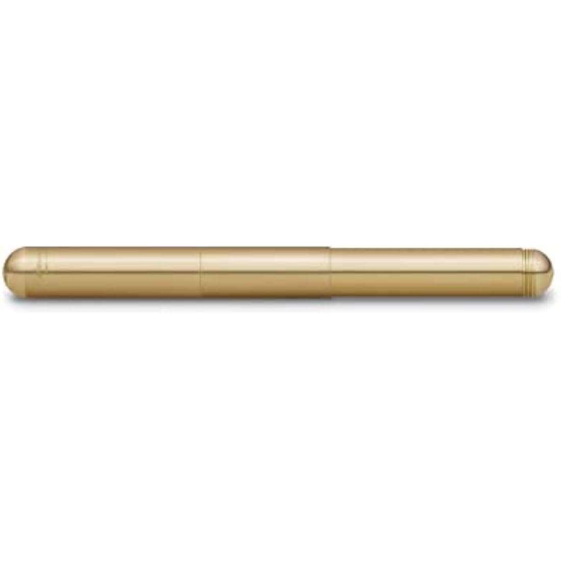 Kaweco SUPRA Fountain Pen Brass I Exclusive Fountain Pen for Ink Cartridges Including Retro Metal Box I Fountain Pen 16.5 cm I Nib: BB (Extra Broad)