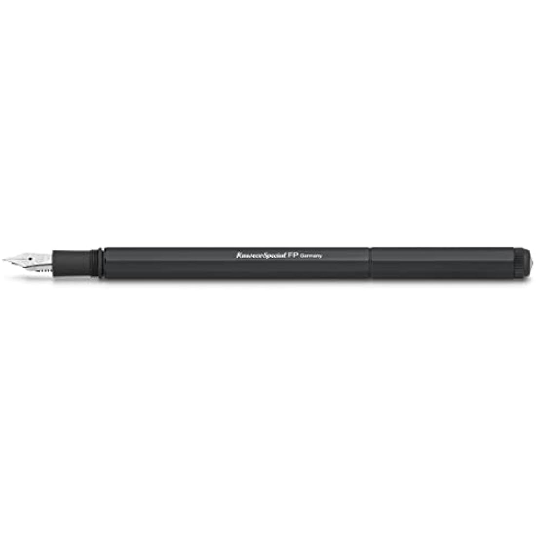 Kaweco Special Fountain Pen Black I Premium Aluminium Fountain Pen for Ink Cartridges with High-Quality Steel Nib I Exclusive Fountain Pen with Gift Metal Box 17 cm I Nib Width: B (Width)