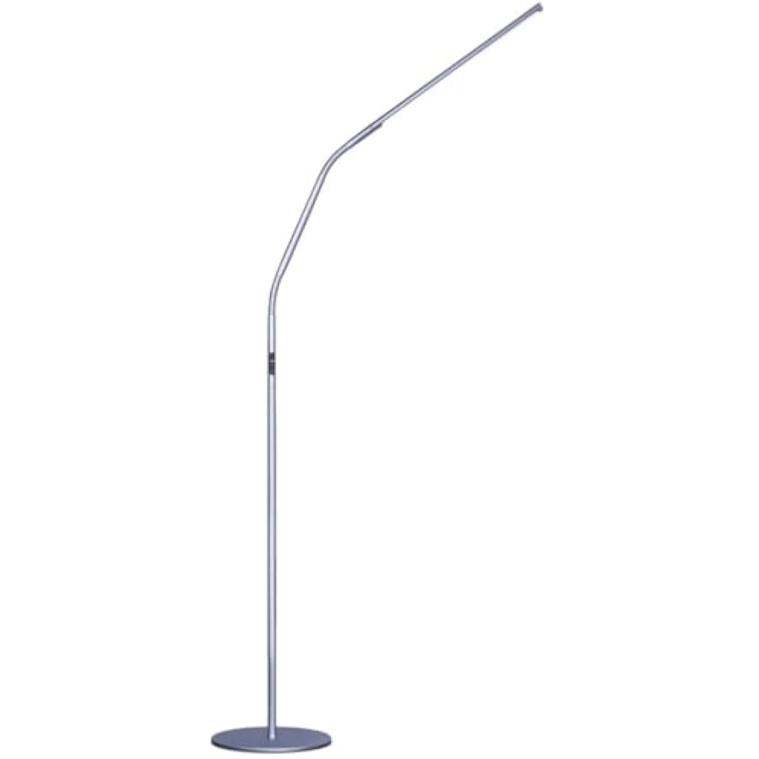 Daylight Slimline 4 LED Floor Lamp - 6,000K, 3,200 Lux, 4 Brightness Levels, USB-C Port for Fast Charging - Sleek Design, Anti-Glare Shade, Flexible Height Adjustment - Ice Grey