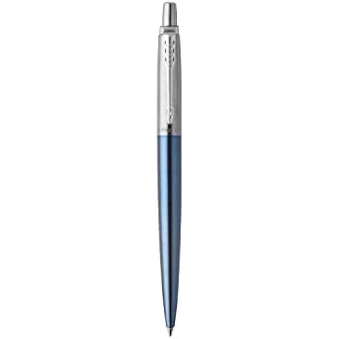 Parker Jotter Ballpoint Pen , Waterloo Blue , Medium Point Blue Ink