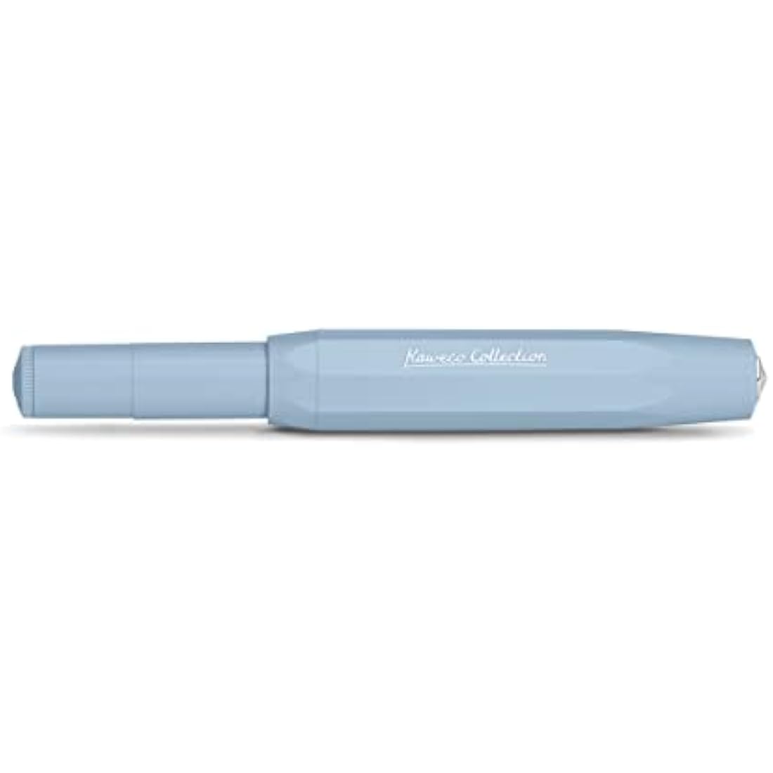 Kaweco Sport Fountain Pen Mellow Blue I Premium Fountain Pen for Ink Cartridges with Steel Nib I Nib: B (Broad)