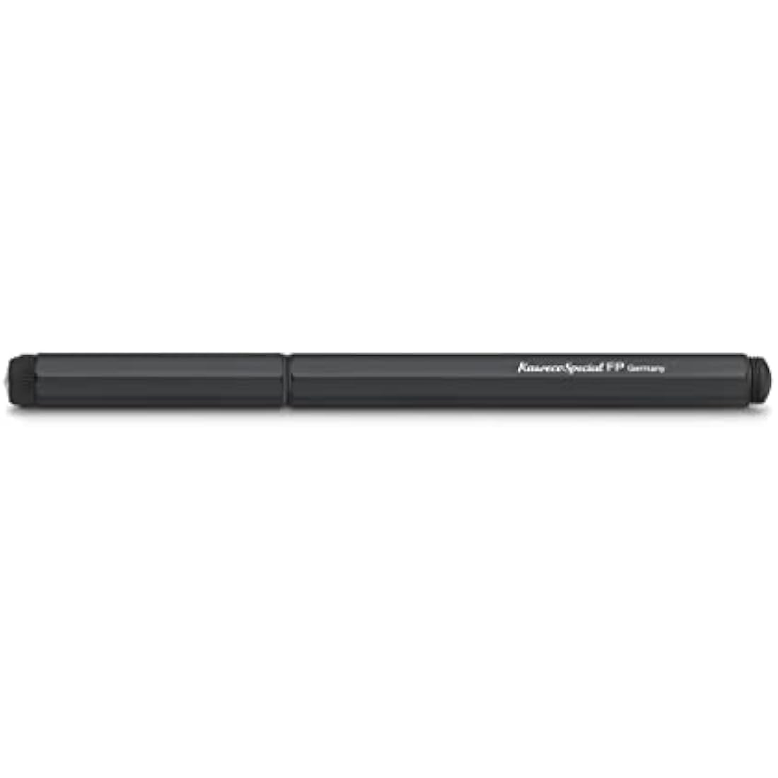 Kaweco Special Fountain Pen Black Aluminium in Octagonal Format I Exclusive Fountain Pen for Ink Cartridges Including Gift Metal Box I Nib Width F (Fine)