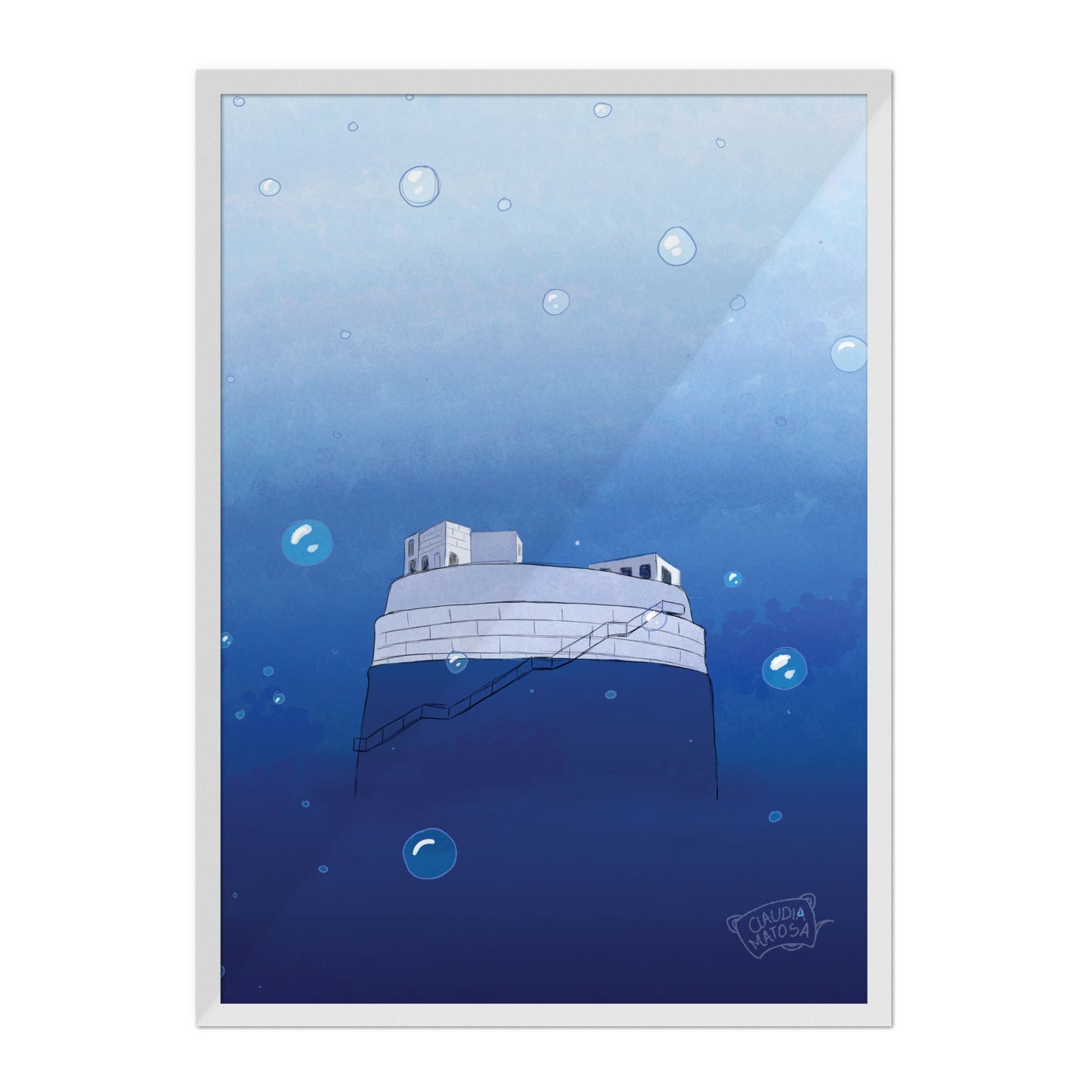 Water Fort Print