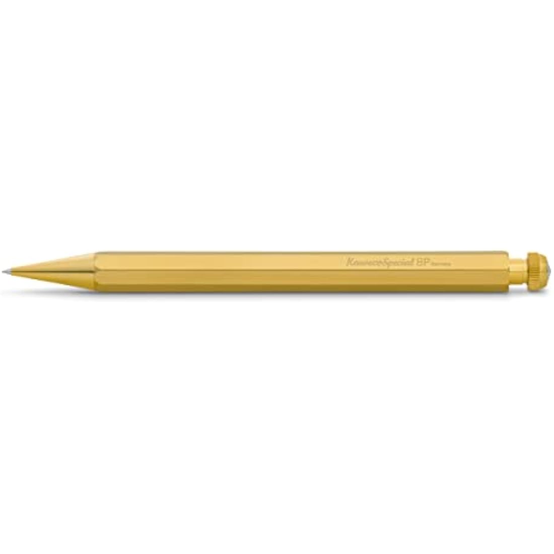 Kaweco SPECIAL Ball Pen Brass I Retractable Ballpoint Pen with Standard G2 Refills in a Tin Box I Aluminium Ball Pen 14 cm